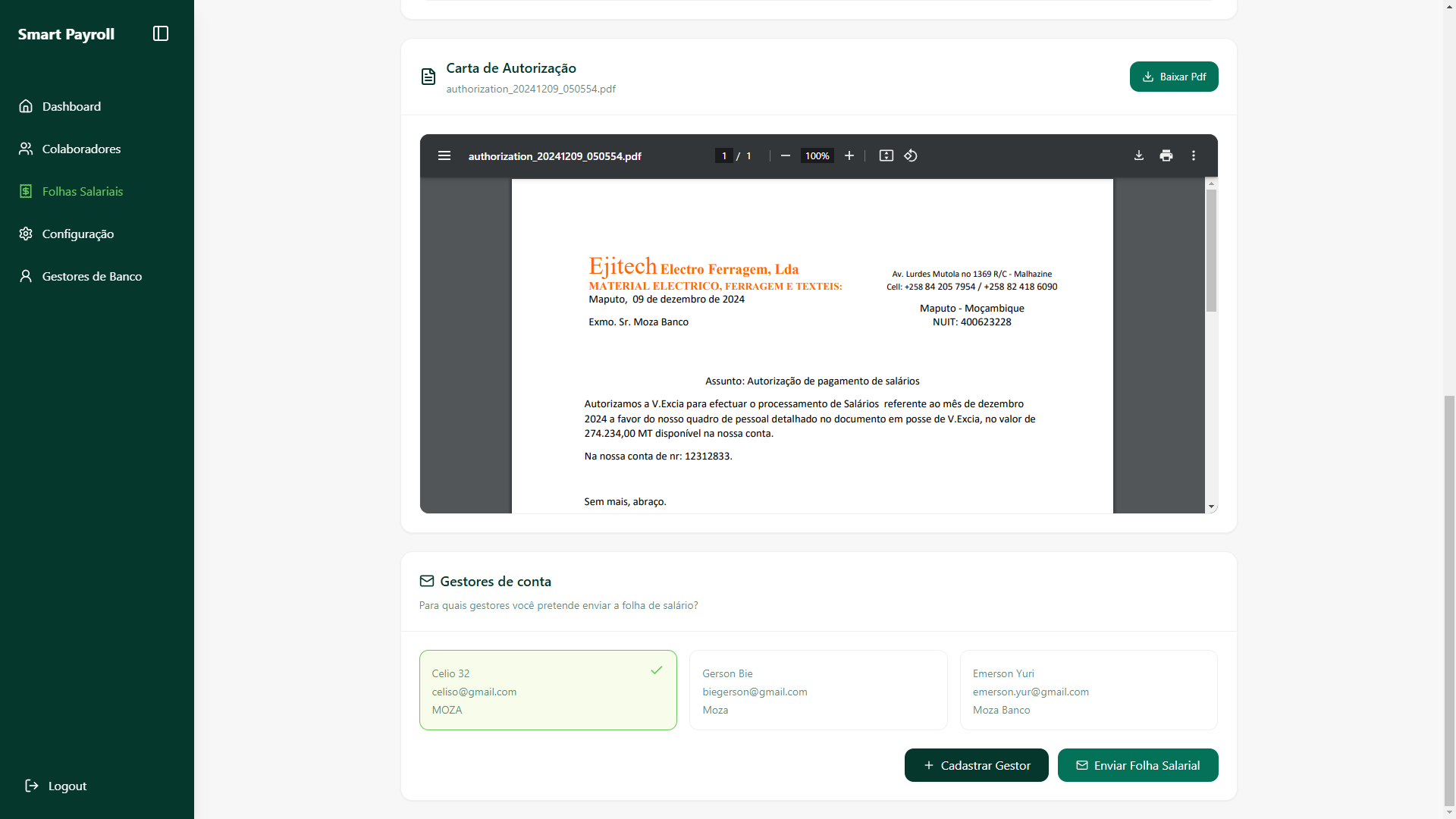 Integração Bancária